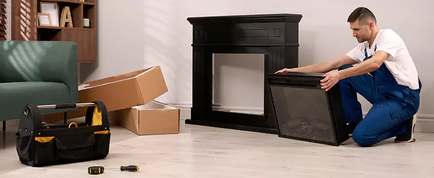 Old Rusted Metal Fireplace Repair And Replacement in Helena, AL